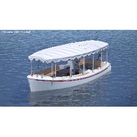 3D Pleasure Boat with Soft Roof